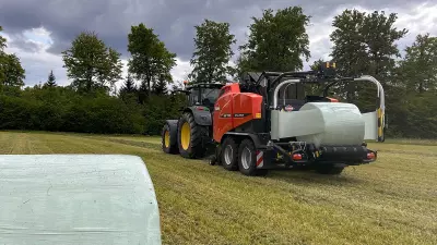 Fine-cut system on VBP 7100 baler-wrapper combinations