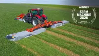 The GMD 15030 awarded FARM MACHINE 2026 at the AGRITECHNICA 2025 in Hannover. With a working width of 14.50 metres, the machine delivers up to 50% more output compared to traditional triple mower combinations, which typically range between 9 and 10 metres.