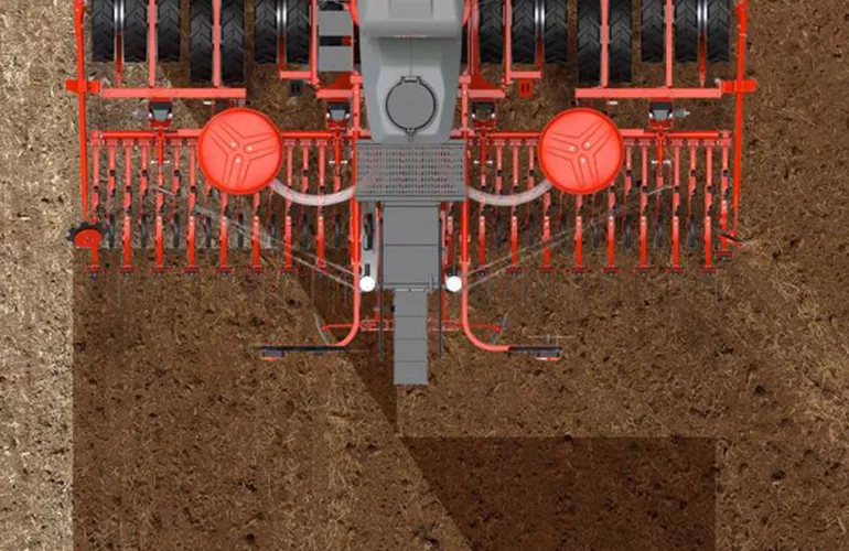 ESPRO seed drills feature half-width shut-off
