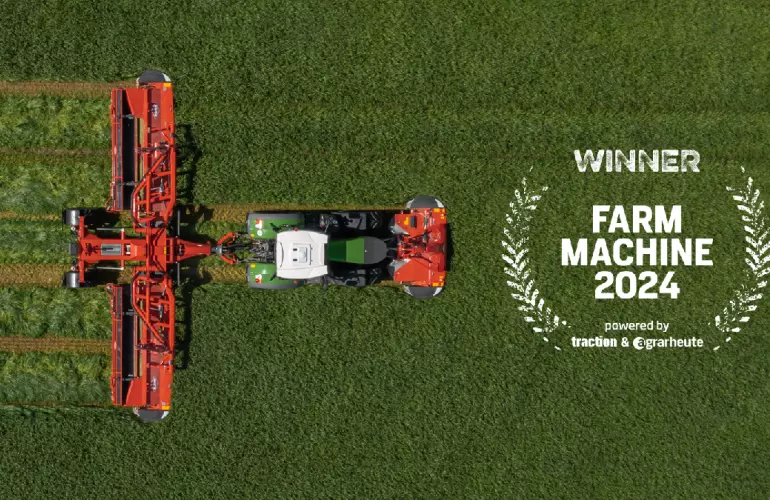 Faucheuse conditionneuse FC 13460 RA primée farm machine 2024