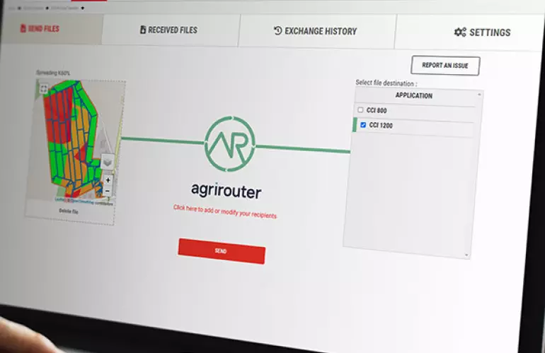 KUHN EasyTransfer outil de transfert de données du bureau au terminal en cabine et vice versa