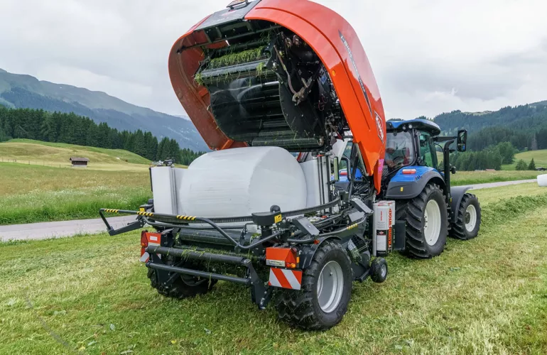 High speed wrapping with the bio bale wrapper