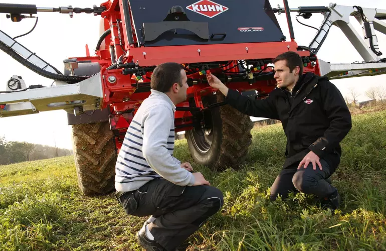 Pulverización de precisión