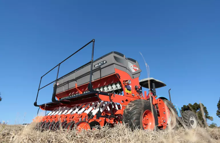 Сівалка SELECT – вигляд спереду згори