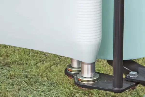 Зовнішні кінці алюмінієвих роликів мають форму конуса для витримування оптимальної ширини плівки і зниження ризику розривів плівки.