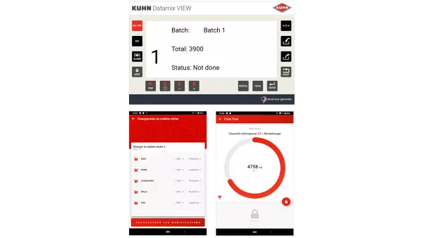 Два різних інтерфейси, що відповідають тому, як ви керуєте інформацією, пов'язаною з годівлею