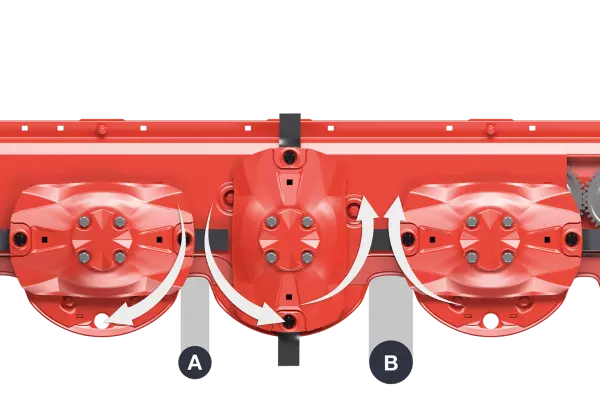 Змінна відстань між дисками різального апарата OPTIDISC ELITE