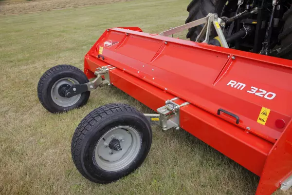 Поворотні колеса для керування висотою мульчування на мульчувачах серії RM