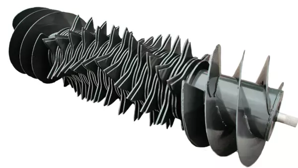 Ротор OMNICUT з 23 ножами (OC 23) забезпечує довжину різання 45 мм.