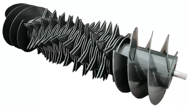 Ротор OMNICUT з 23 ножами (OC 15) забезпечує довжину різання 45 мм.