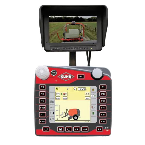 Екран камери з видом на обмотку і тюки