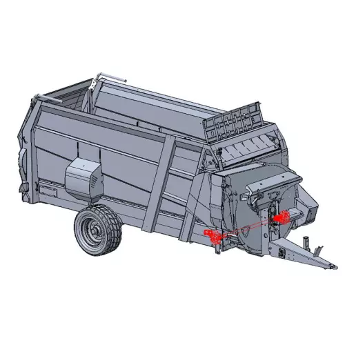 Додатковий двигун для годівлі силосом