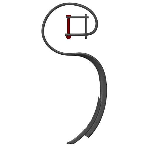 Вібраційний S-подібний зубець є центральним елементом PROLANDER. Розподілені на 5 рядів, зубці розміром 70 х 12 мм особливо добре підходять для створення «витриманого» посівного ложа шляхом механічного знищення бур’янів. Вони гарантують різання та однорідне перемішування