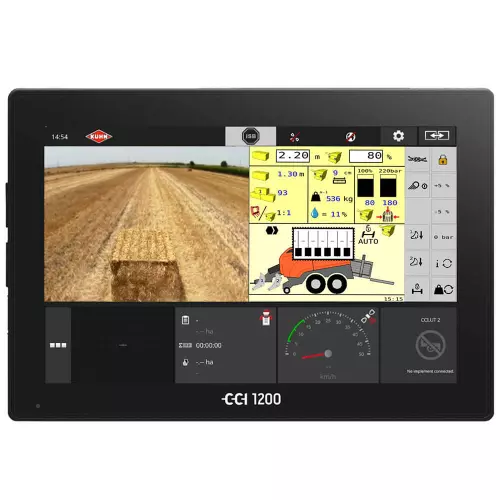 Усі великі тюкові прес-підбирачі KUHN є сумісними з ISOBUS