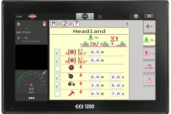 Простота регулювання завдяки шести незалежним автоматизованим секціям причіпної сівалки AUROCK для нульового обробітку та природоохоронного землеробства