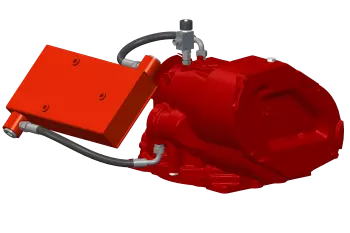 Центральний редуктор із системою охолодження оливи на HR 1040