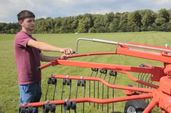 GA 6501: регулювання ширини валка за допомогою поворотної ручки