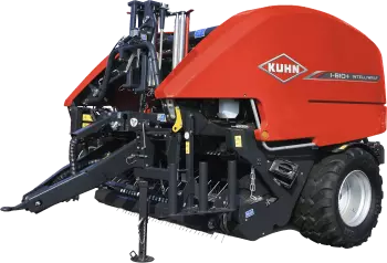KUHN i-BIO+ комбінація рулонного прес-підбирача та обмотувача силует