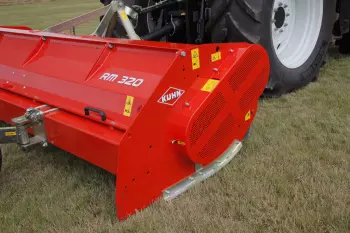 Подвійний привод на мульчувачах RM 320 і RM 400, адаптований до високої потужності