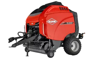 Рулонний прес-підбирач зі змінною камерою KUHN VB 3290 силует