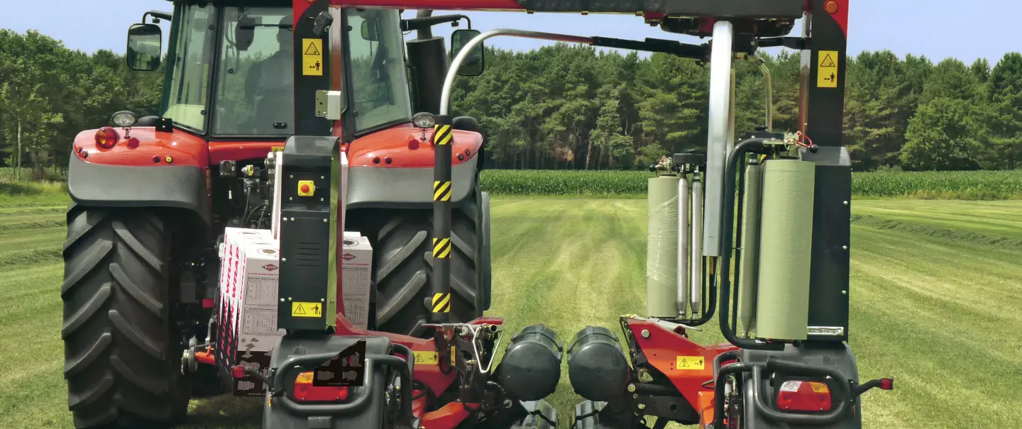 Обмотувач SW 4014 у транспортному положенні