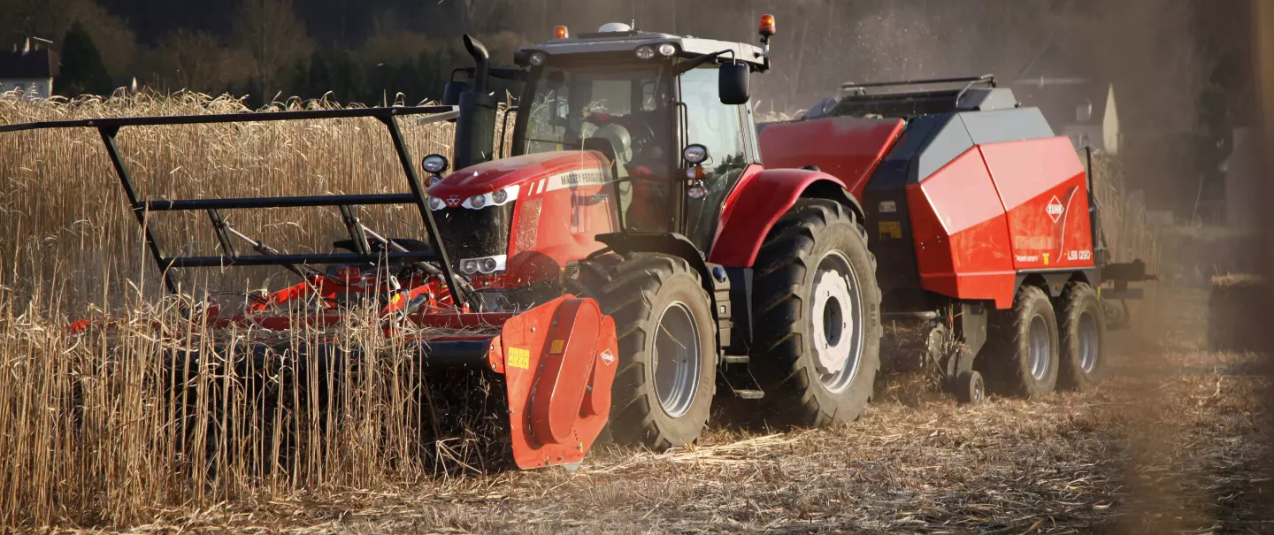 Photo du broyeur culture WS 320 BIO au travail vue avant